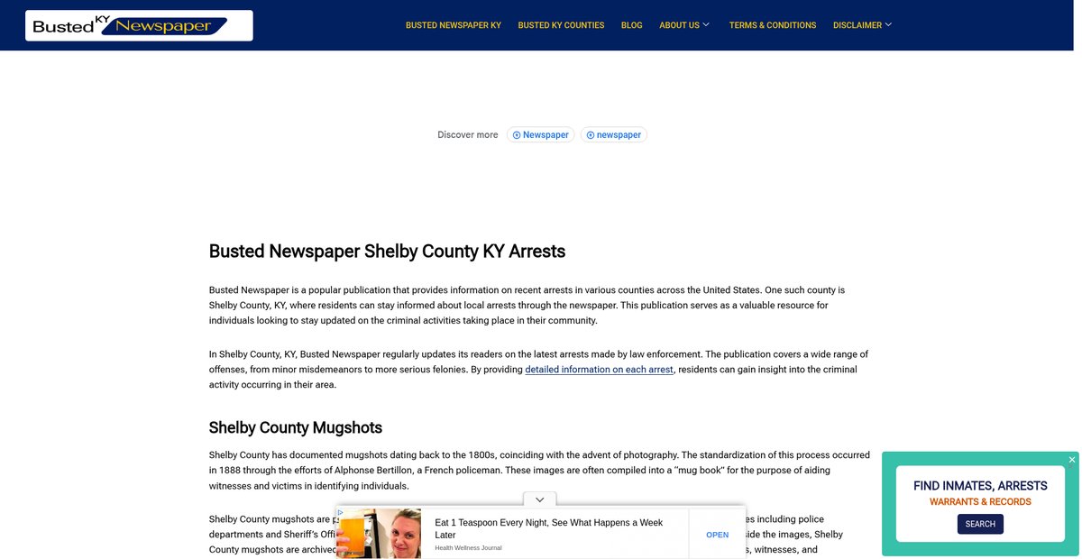 Preview of bustednewspaper-ky.com