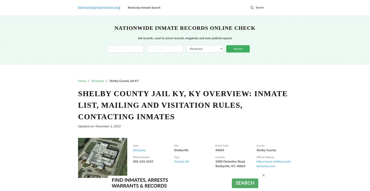 Preview of kentuckyprisonroster.org