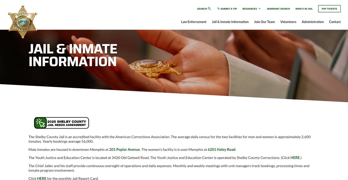 Preview of shelby-sheriff.org