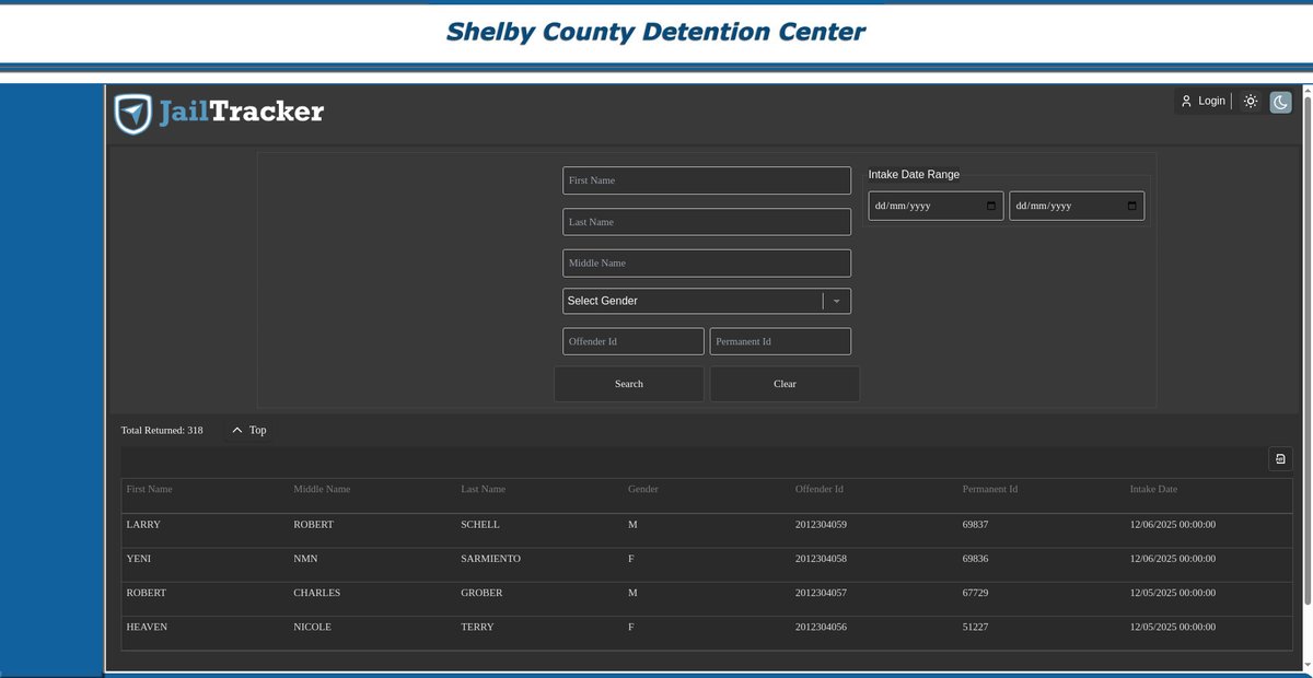 Preview of shelbycountydetention.com