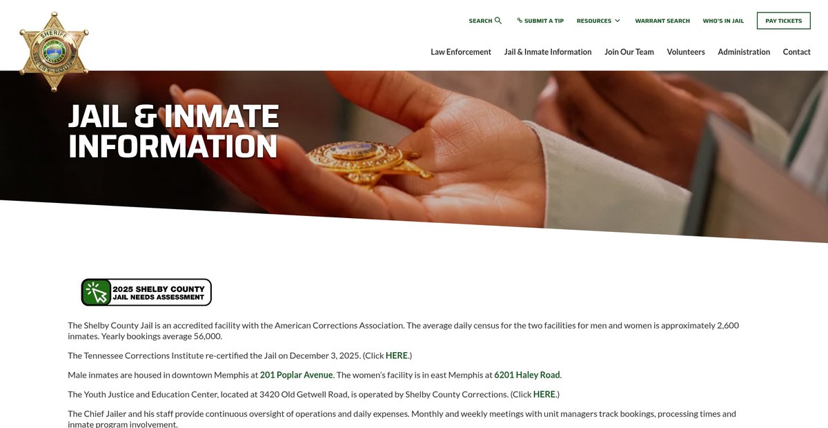 Preview of shelby-sheriff.org