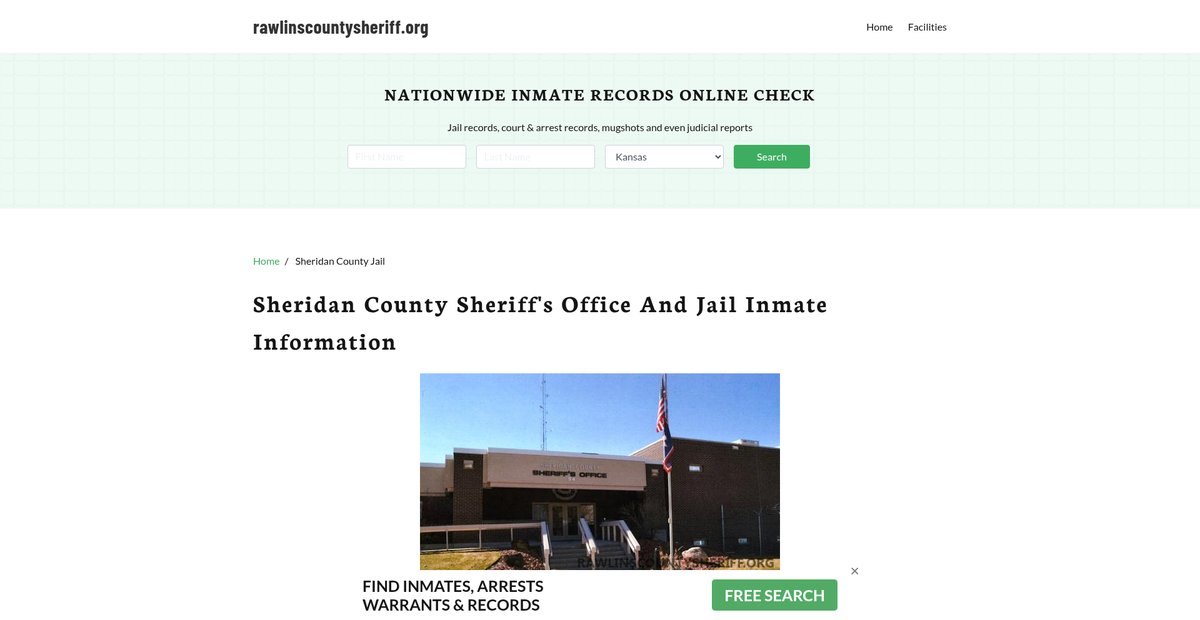 Preview of rawlinscountysheriff.org