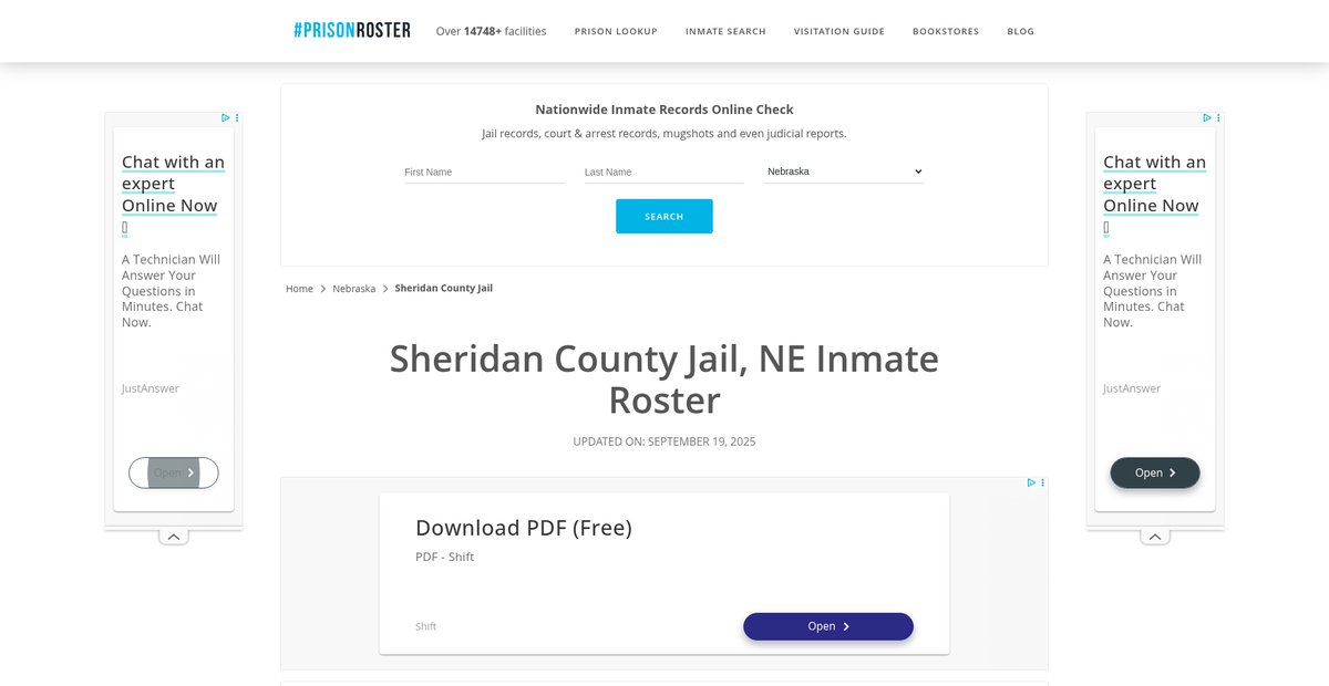Preview of prisonroster.com