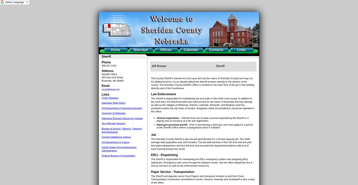 Preview of sheridancounty.ne.gov