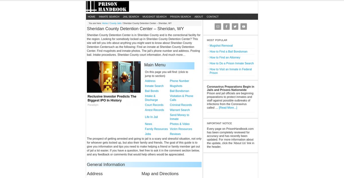 Preview of prisonhandbook.com