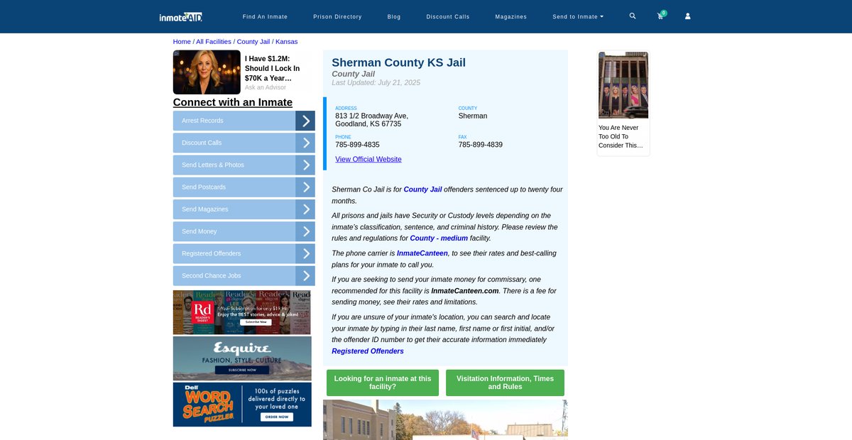 Preview of inmateaid.com