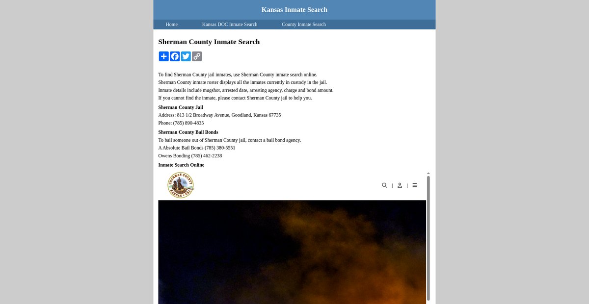Preview of inmatesearchkansas.org