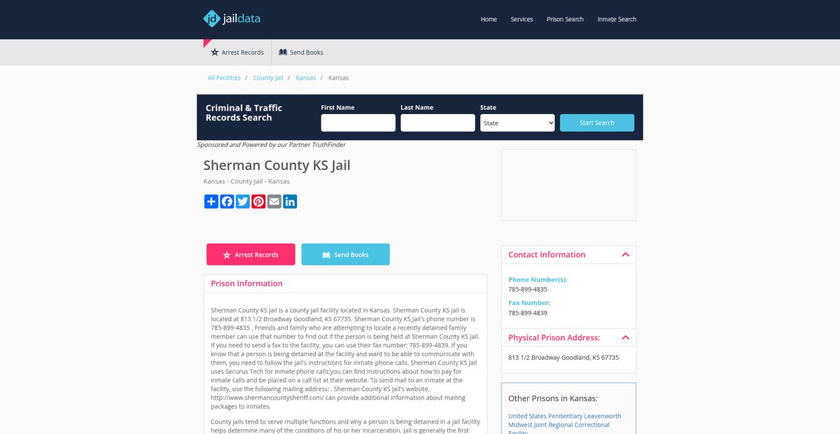 Preview of jaildata.com