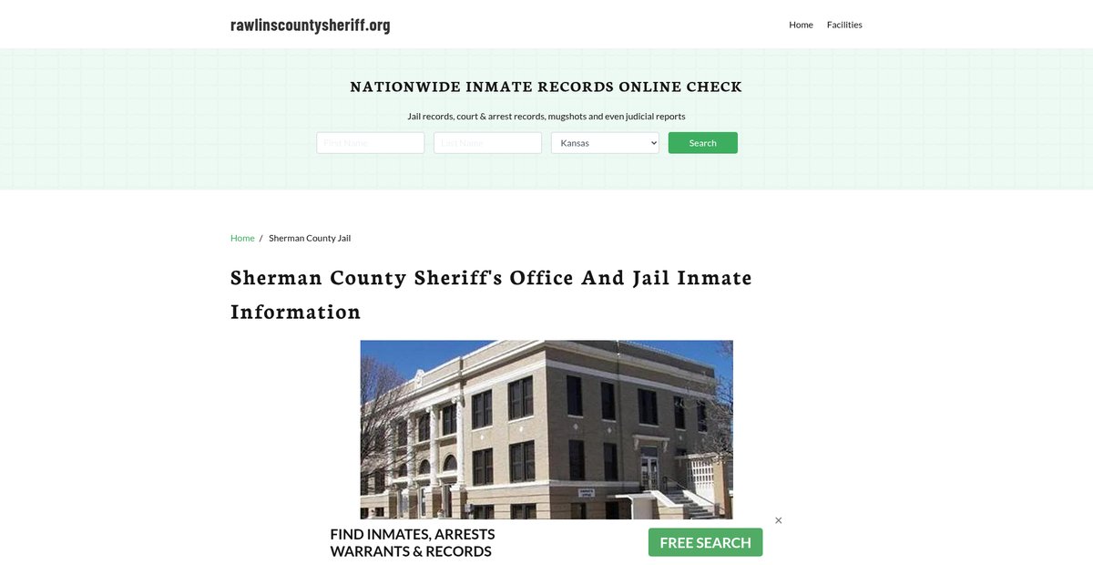 Preview of rawlinscountysheriff.org