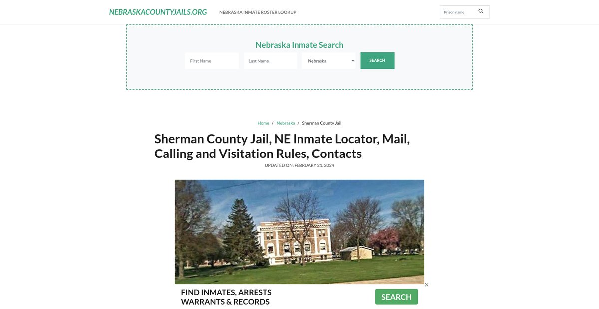 Preview of nebraskacountyjails.org
