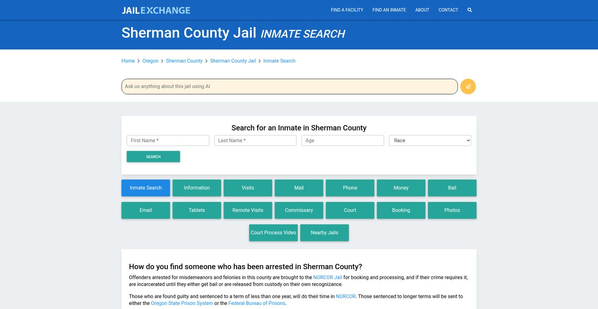 Preview of jailexchange.com