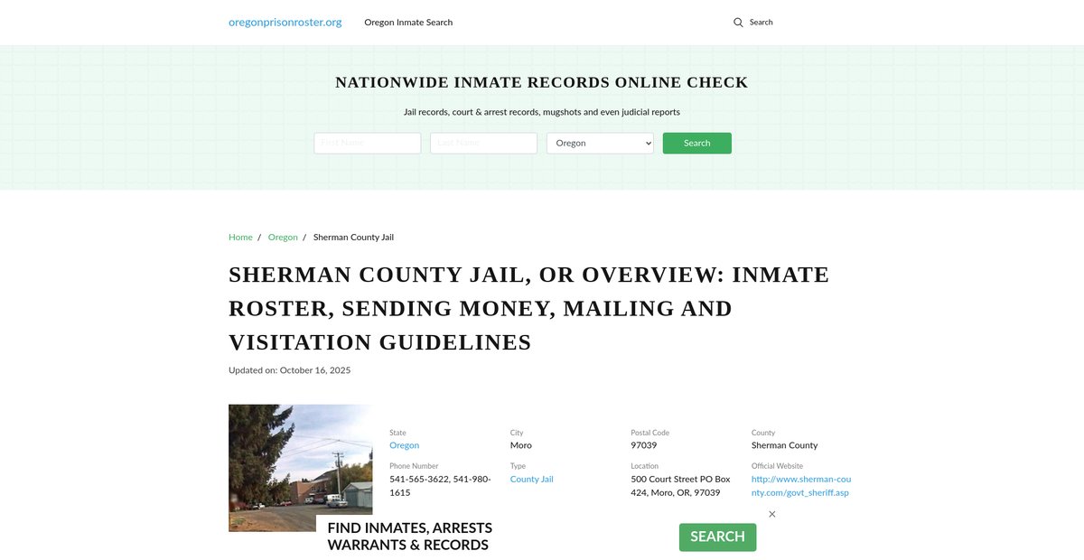 Preview of oregonprisonroster.org