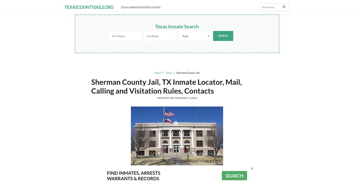 Preview of texascountyjails.org