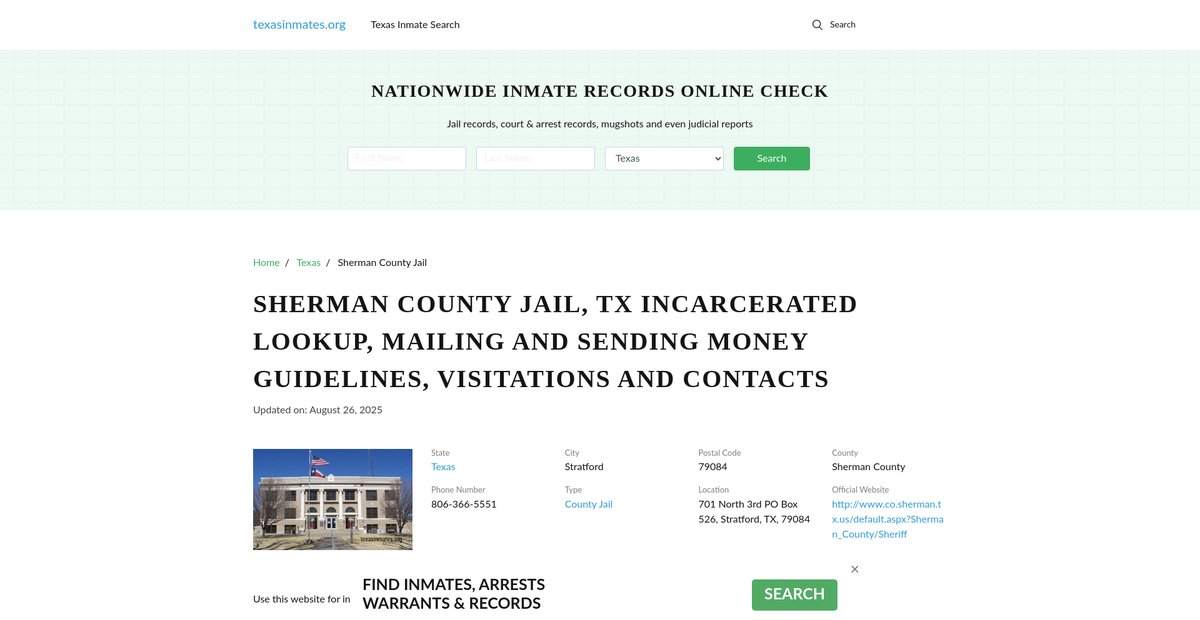 Preview of texasinmates.org