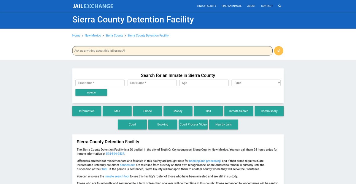 Preview of jailexchange.com