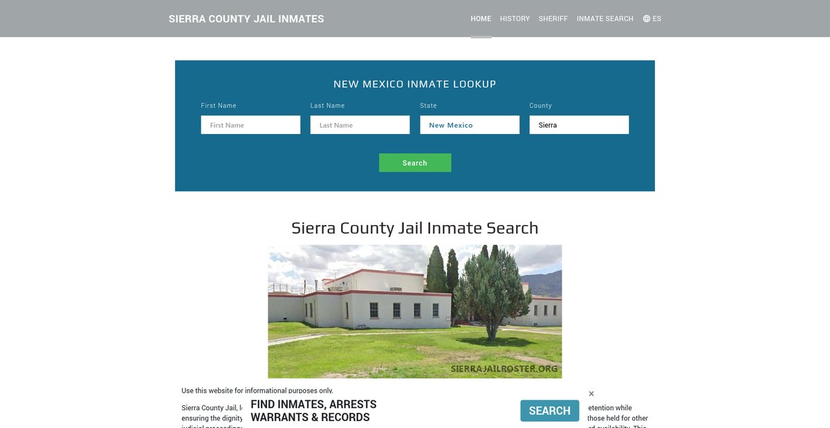 Preview of sierrajailroster.org