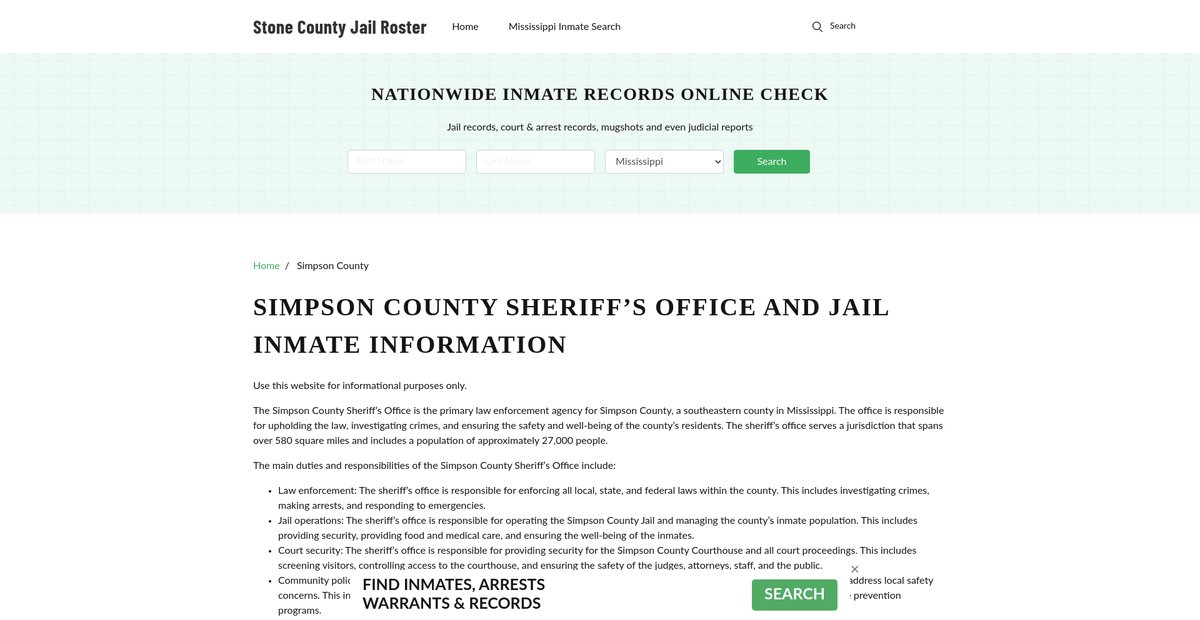 Preview of stonecountygov.com