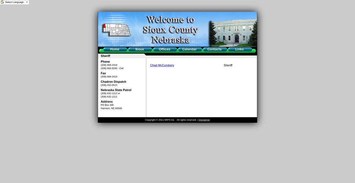 Preview of siouxcountyne.gov