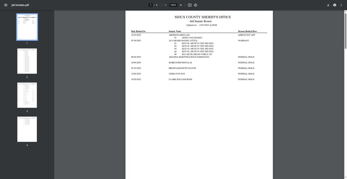 Preview of siouxcountysheriff.com