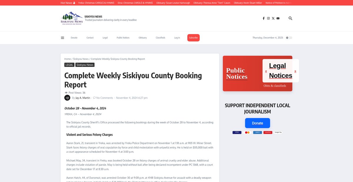 Preview of siskiyou.news