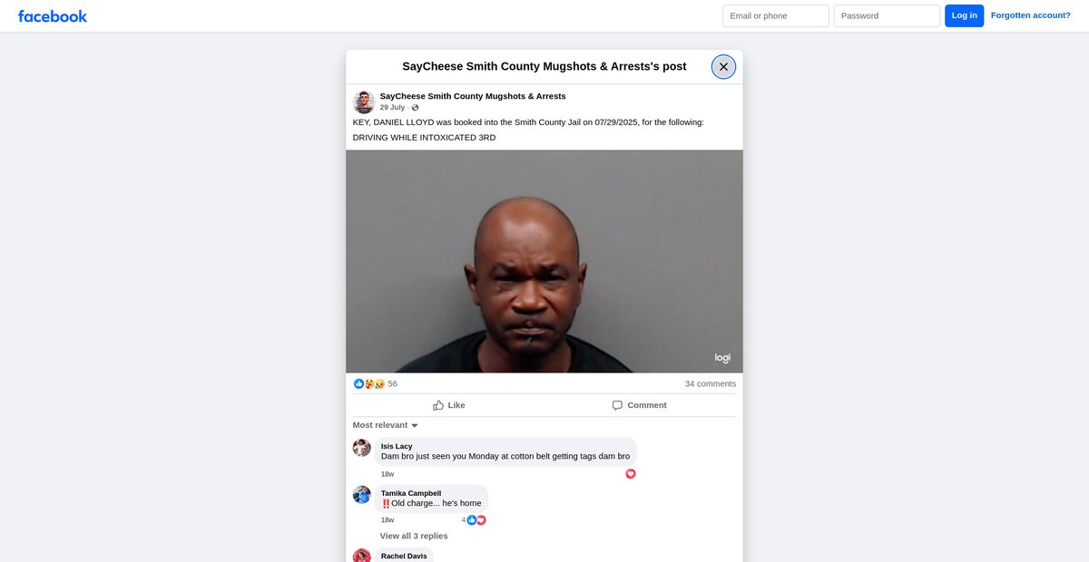 Preview of facebook.com