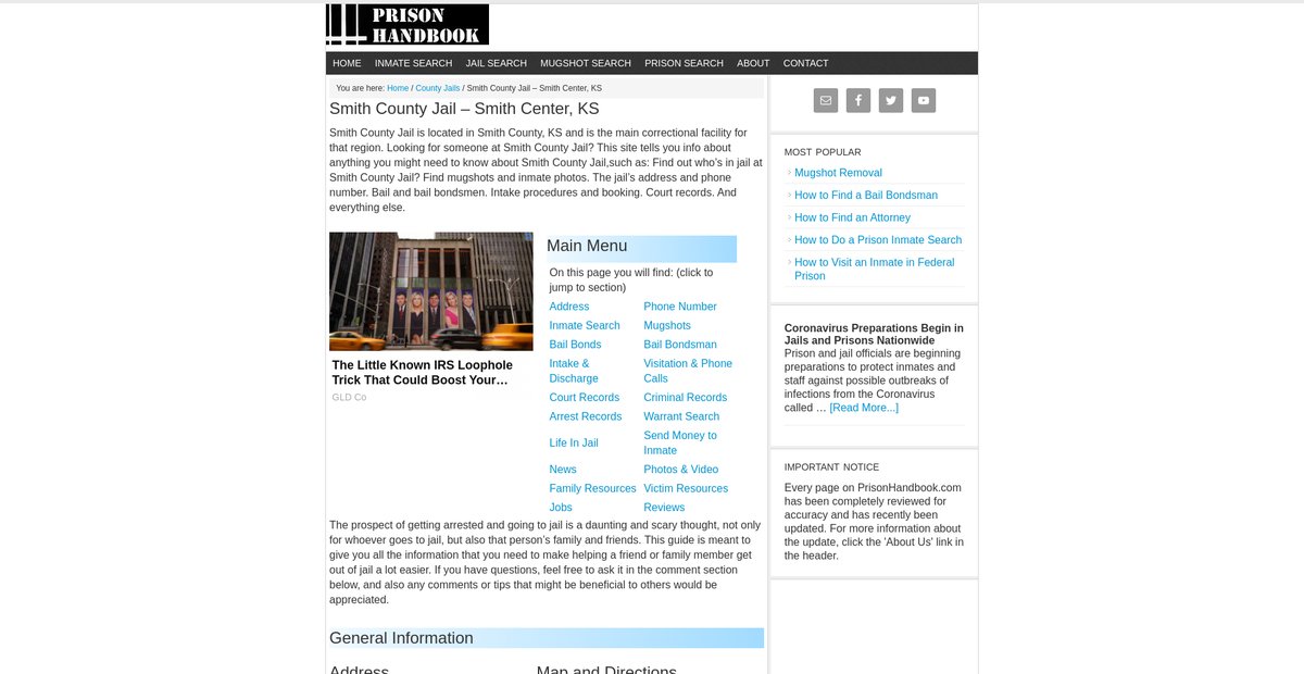 Preview of prisonhandbook.com