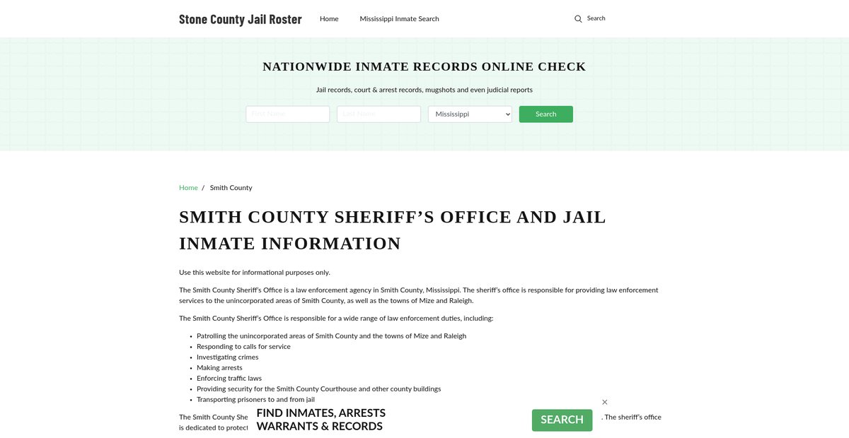 Preview of stonecountygov.com