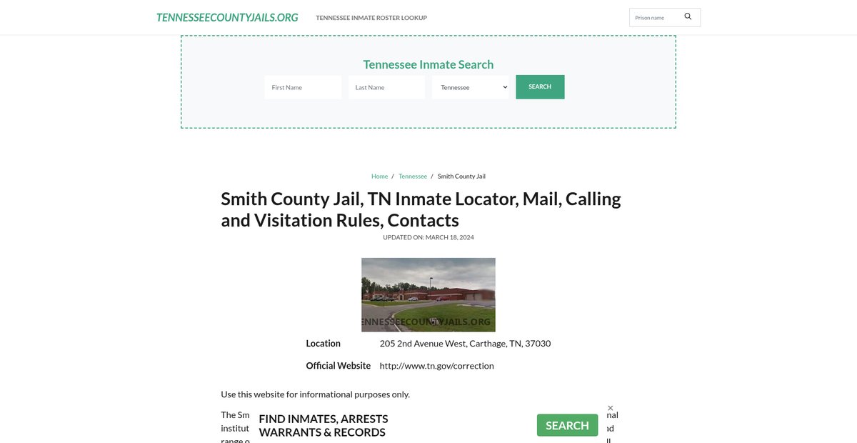 Preview of tennesseecountyjails.org