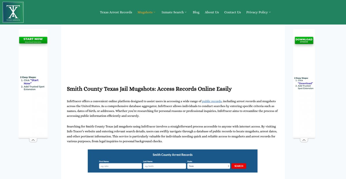 Preview of arrests-tx.org