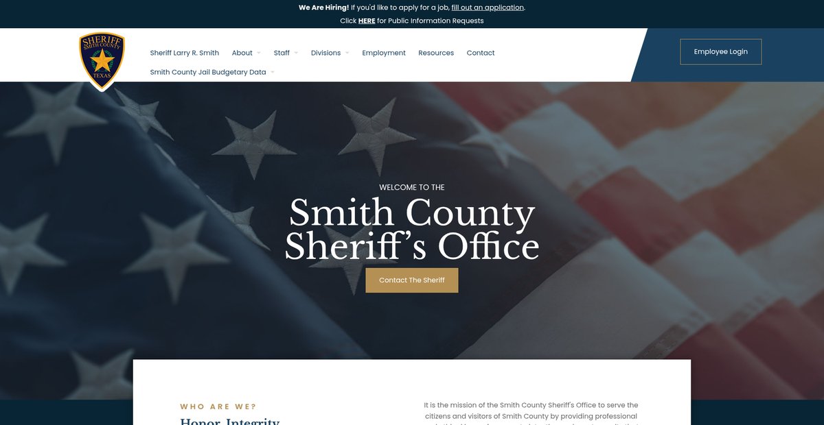 Preview of smithcountysheriff.com