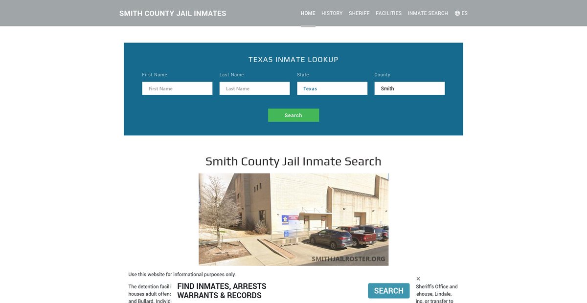 Preview of smithjailroster.org