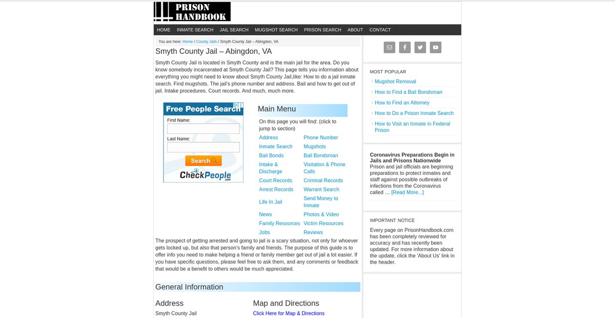 Preview of prisonhandbook.com