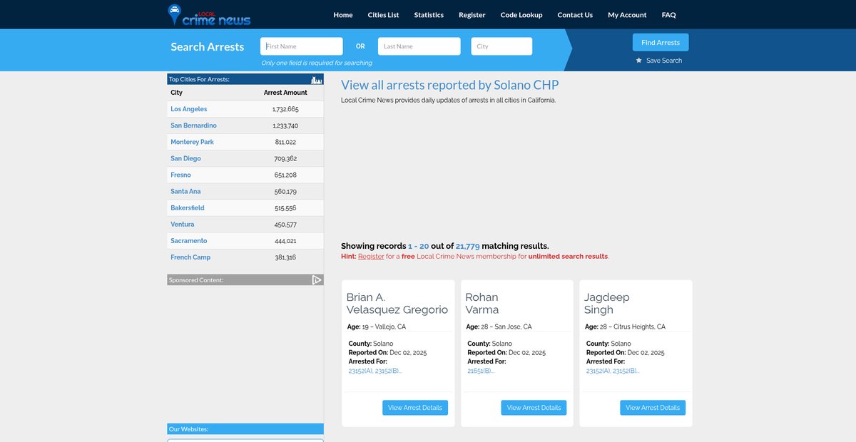 Preview of localcrimenews.com