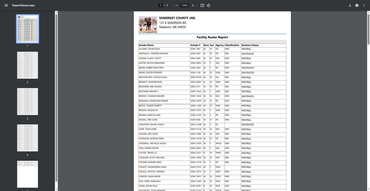 Preview of jail.somersetcounty-me.org