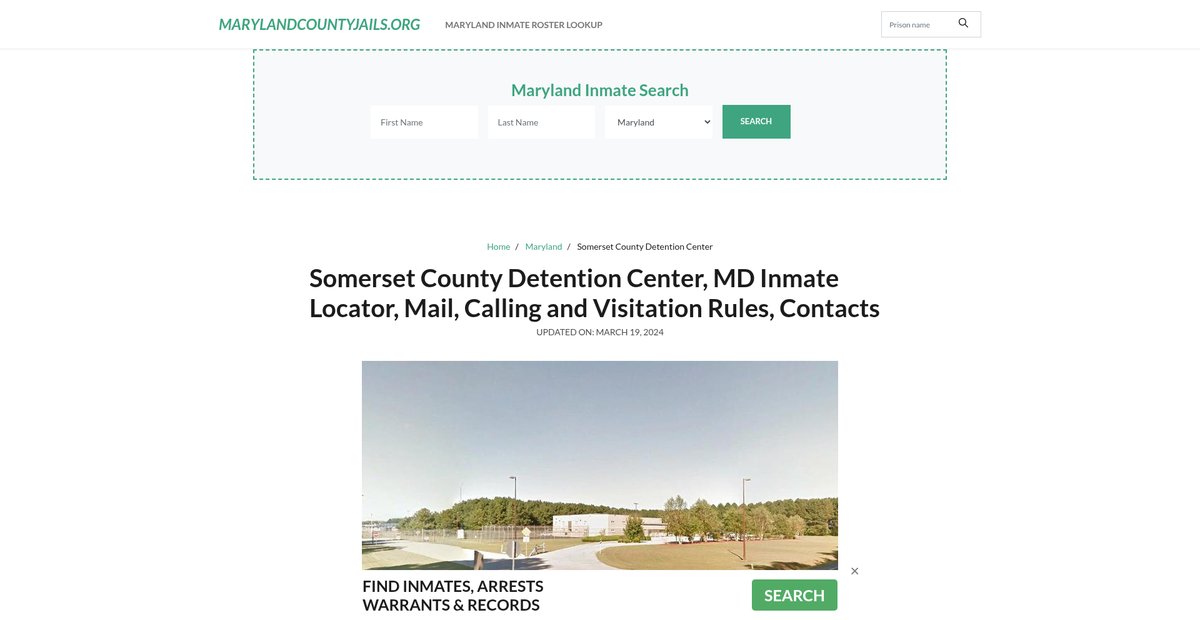 Preview of marylandcountyjails.org