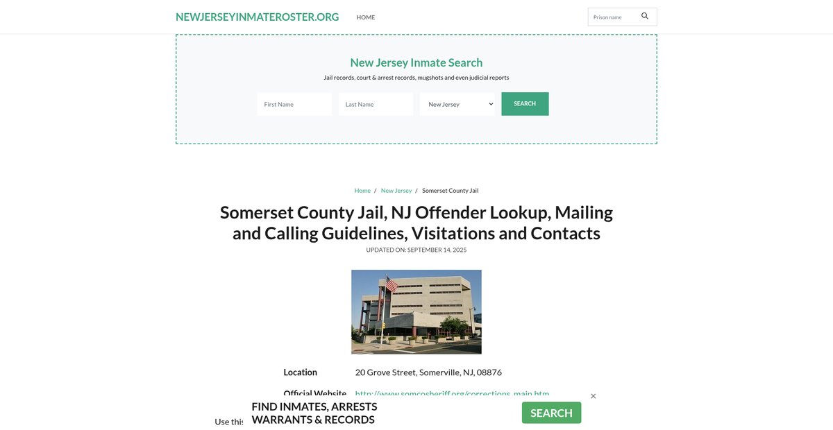 Preview of newjerseyinmateroster.org