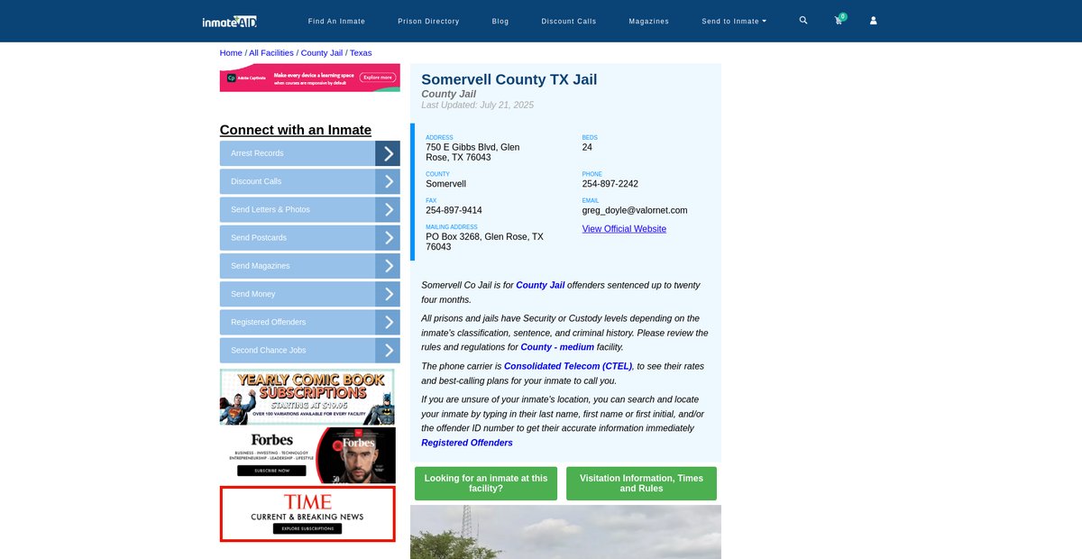 Preview of inmateaid.com