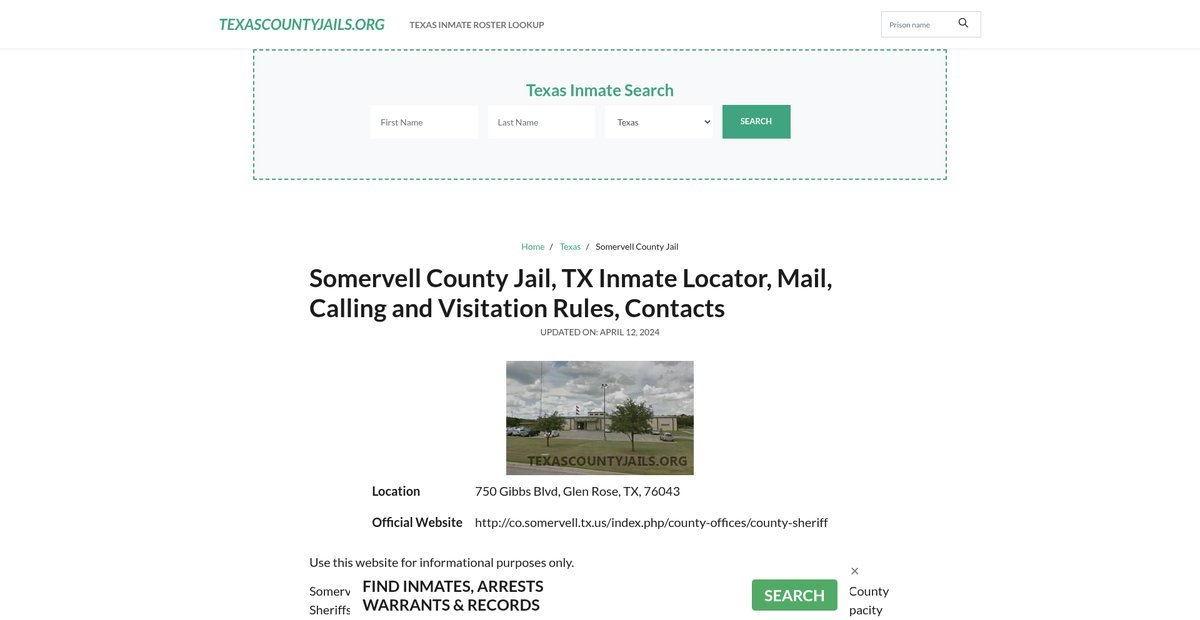 Preview of texascountyjails.org