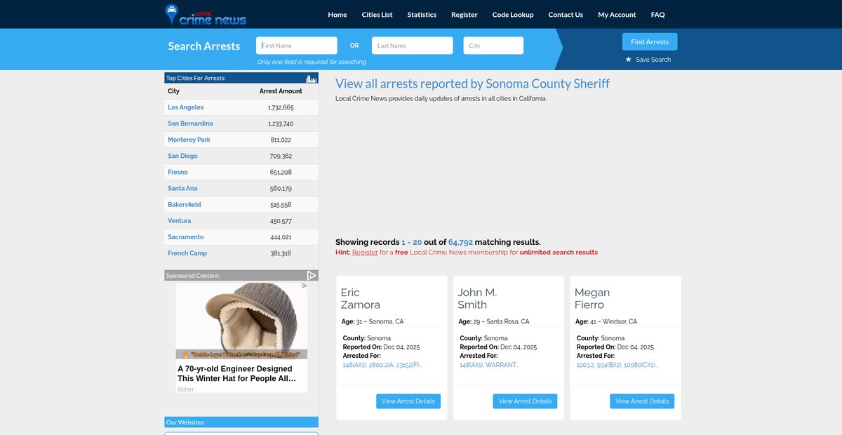 Preview of localcrimenews.com