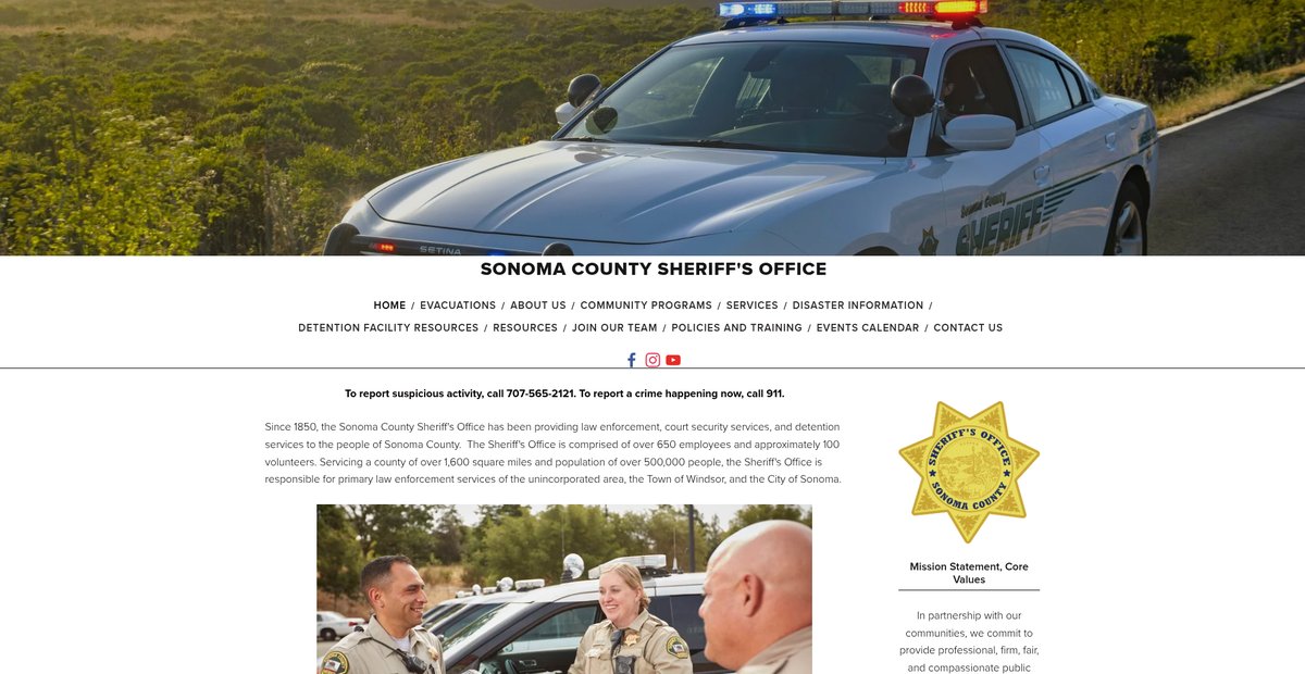 Preview of sonomasheriff.org