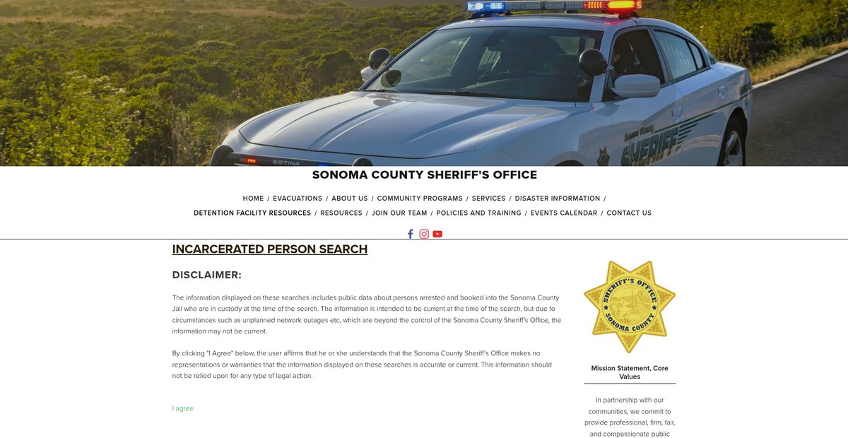 Preview of sonomasheriff.org