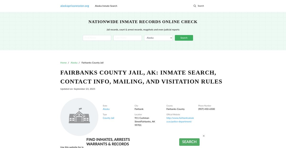 Preview of alaskaprisonroster.org