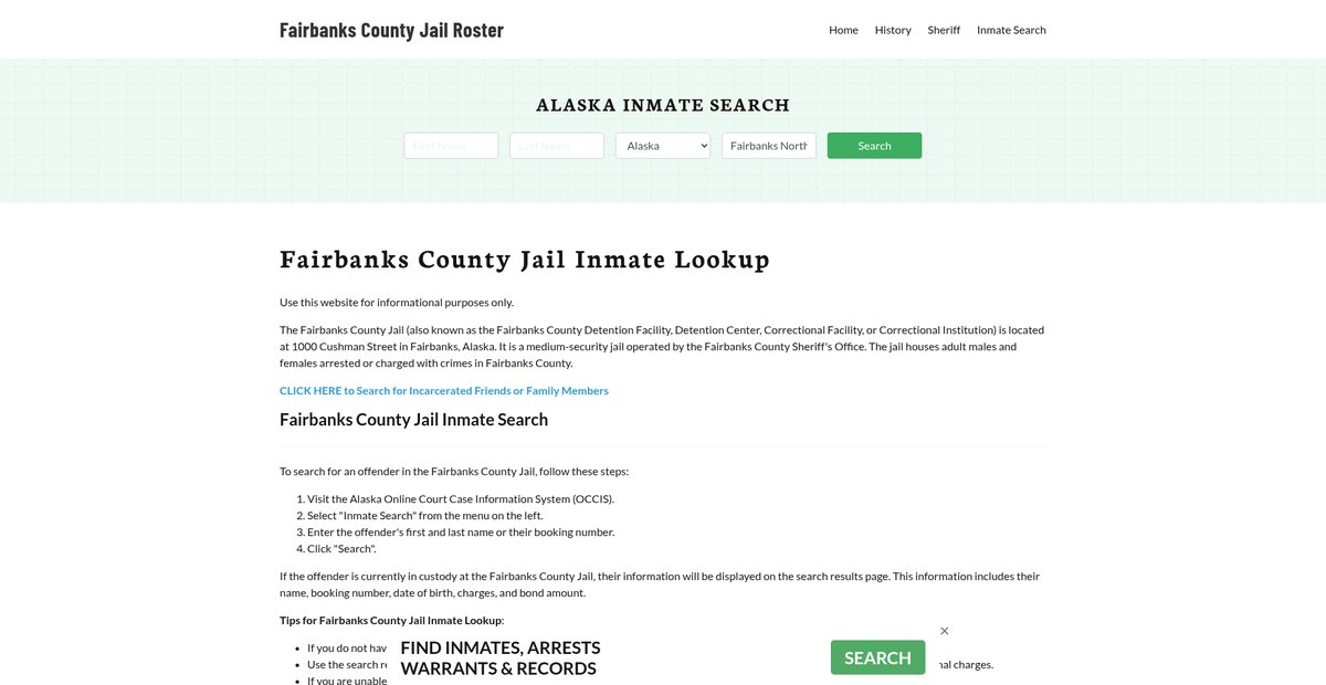 Preview of fairbankscountyjail.org