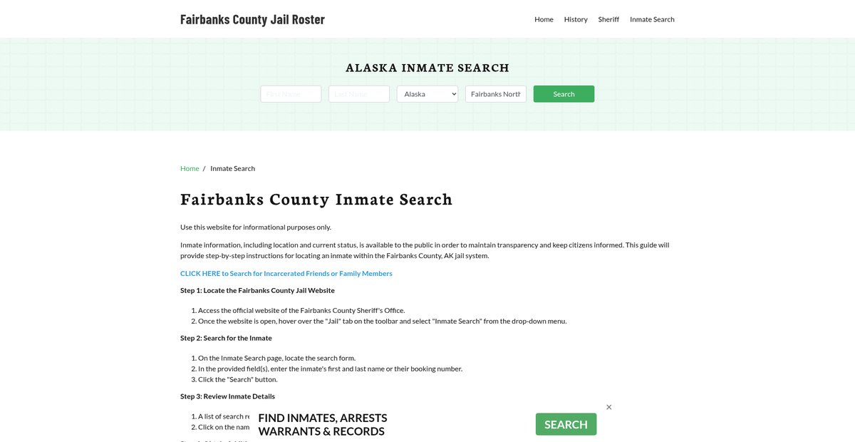 Preview of fairbankscountyjail.org