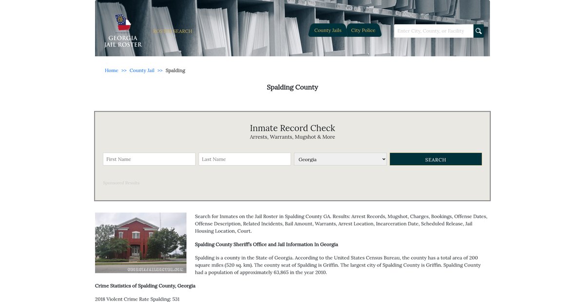 Preview of georgiajailroster.com