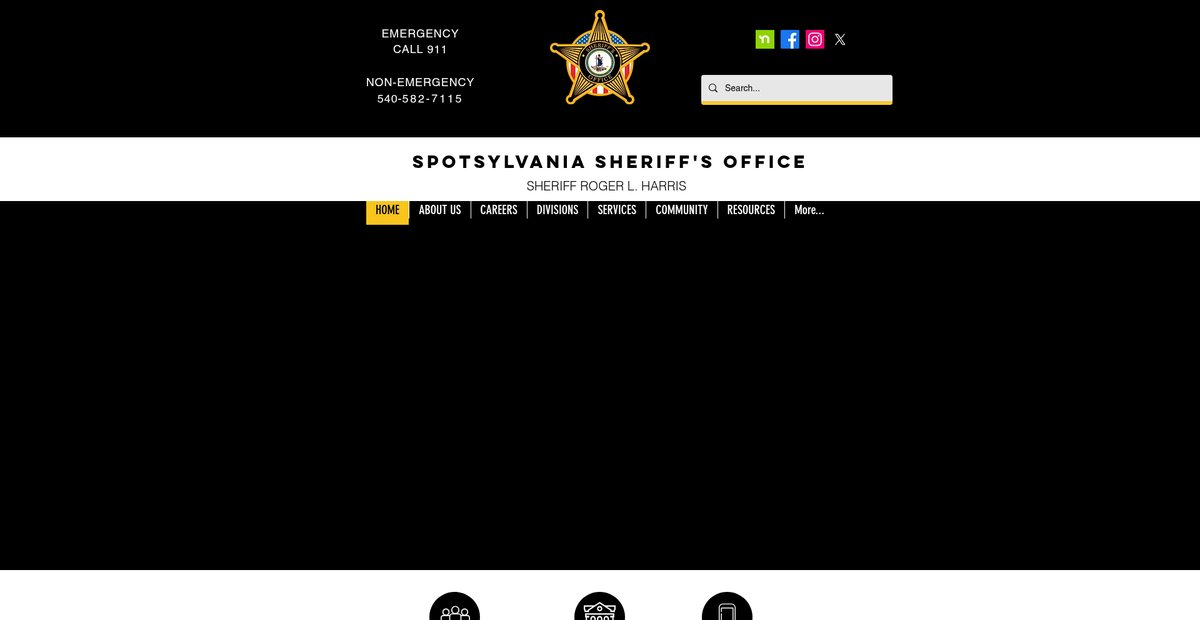 Preview of spotsylvaniasheriff.org