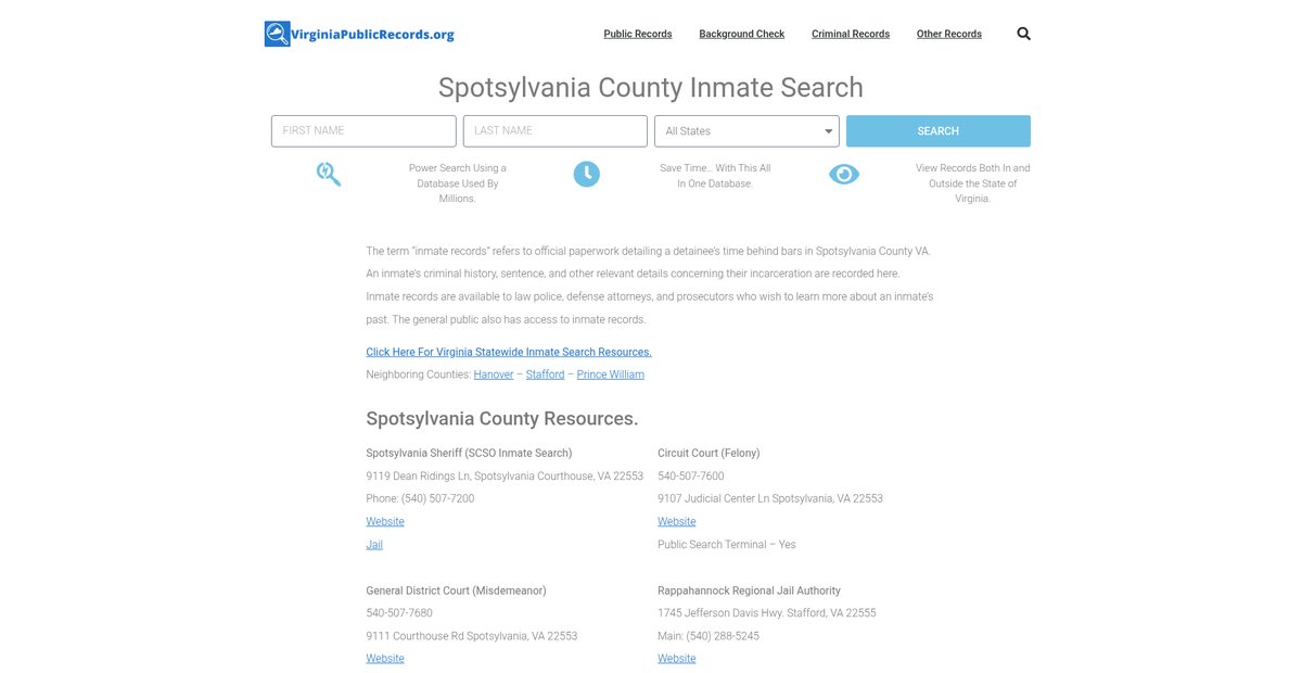 Preview of virginiapublicrecords.org