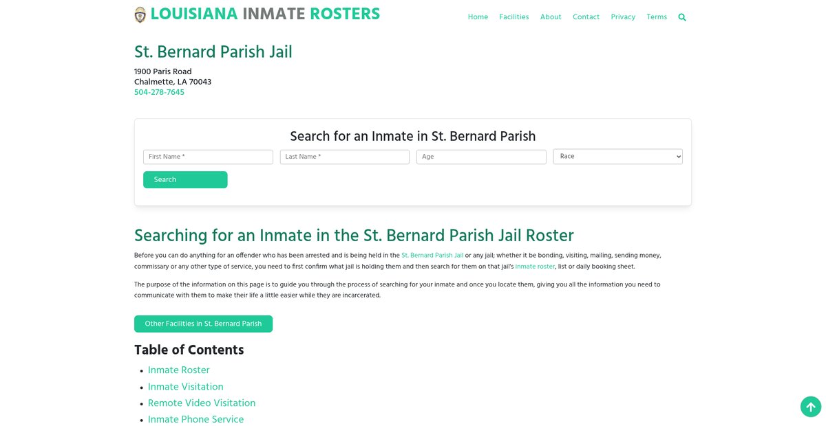 Preview of louisianainmaterosters.org