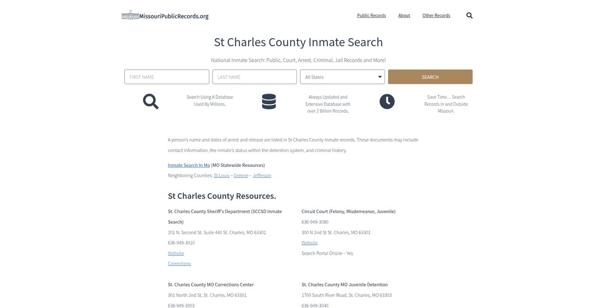 Preview of missouripublicrecords.org