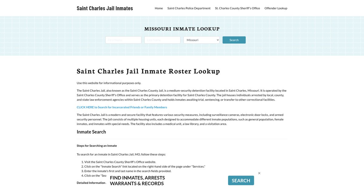 Preview of saintcharlesinmates.org